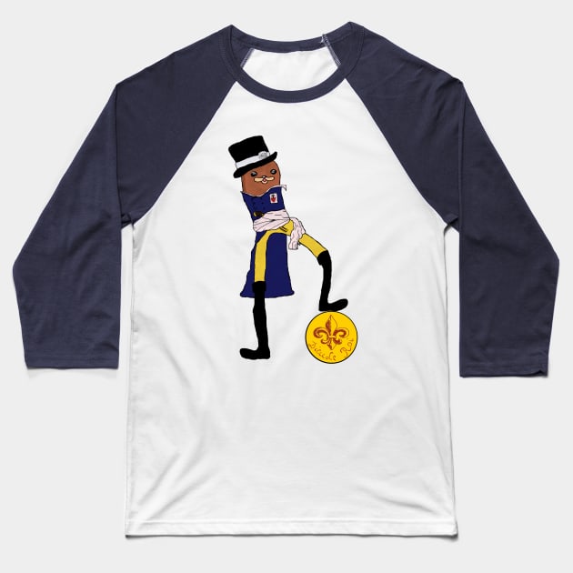 Gondola Royalist Baseball T-Shirt by SenecaReads